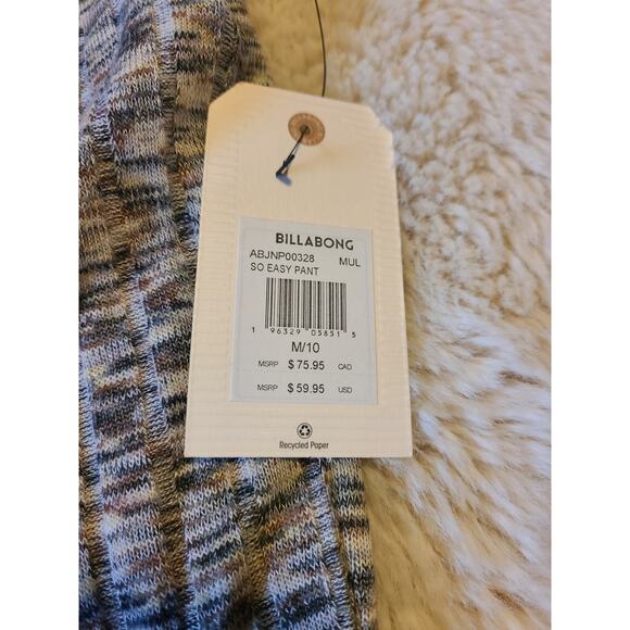 Billabong Women's Wide leg drawstring pants size M - Picture 4 of 5